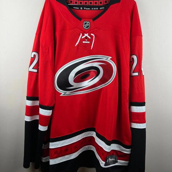 Carolina Hurricanes Seth Jarvis #24 Fanatics Breakaway Home Jersey 3XL Red NHL - Picture 1 of 9